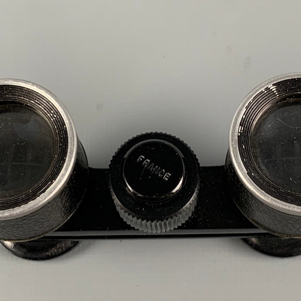 BELLEVUE PARIS Black Metal Vintage Opera Glasses - Picture 4 of 5